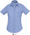 SOL’S - Popeline-Blouse Escape Shortsleeve (Middle Blue)