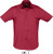 SOL’S - Herren Stretch-Kurzarmhemd Broadway (Cardinal Red)