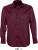 SOL’S - Herren Stretch-Langarmhemd Brighton (Medium Burgundy)