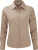 Russell - Langärmelige klassische Twill-Bluse (Khaki)