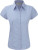 Ladies Cap Sleeve PolyCotton Easy Care Fitted Poplin Shirt (Women)