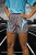 Spiro - Micro Lite Running Shorts (Grey/Aqua)