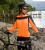 Spiro - Ladies Bikewear Long Sleeve Performance Top (Neon Orange/Black)