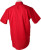 Kustom Kit - Workwear Oxford Shirt Shortsleeve (Red)