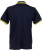 Kustom Kit - Tipped Collar Polo (Navy/Yellow)