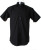 Kustom Kit - Business Poplin Shirt Shortsleeve (Black)