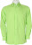 Kustom Kit - Workforce Shirt Poplin Long Sleeved (Lime)