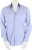 Kustom Kit - Mens Contrast Premium Oxford Shirt Long Sleeve (Light Blue/NavyLight Blue/Navy)