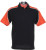 Formula Racing - Monaco Polo Shirt (Black/Orange/White)