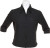 Kustom Kit - Poplin Continental Blouse ¾ Sleeve (Black)