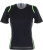 GameGear - Women´s T-Shirt Short Sleeve (Black/Fluorescent Lime)