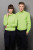 Kustom Kit - Workforce Shirt Poplin Long Sleeved (Lime)