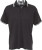 Kustom Kit - Tipped Collar Polo (Black/White)