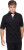 Kustom Kit - Button Down Collar Contrast Polo Shirt (Black/Red)