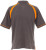 Kustom Kit - Oak Hill Polo (Charcoal/Orange)