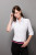 Kustom Kit - Poplin Continental Blouse ¾ Sleeve (White)