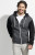 SOL’S - Hooded Zipped Jacket Silver (Charcoal Grey Melange/Black)