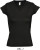 SOL’S - Ladies V-Neck-T-Shirt Moon (Deep Black)