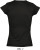 SOL’S - Ladies V-Neck-T-Shirt Moon (Deep Black)