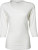 Tee Jays - Ladies 3/4 Sleeve Stretch Tee (White)