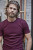 Tee Jays - Mens Interlock Bodyfit T-Shirt (Deep Red)