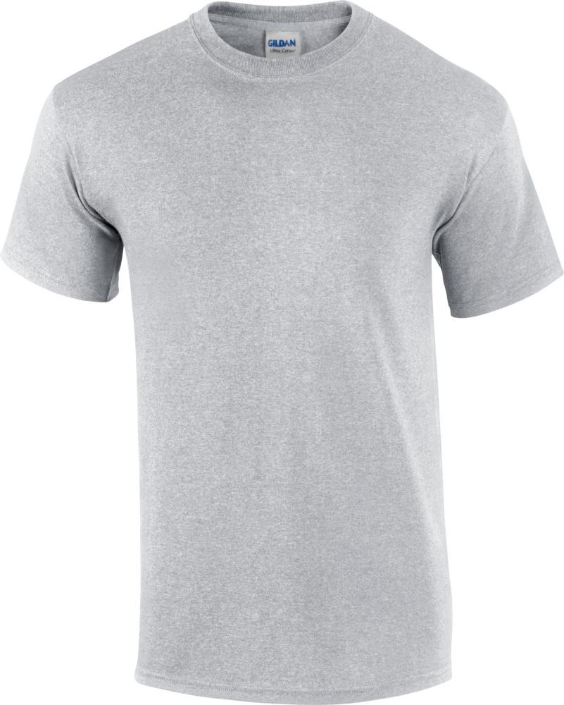 Ultra Cotton™ T-Shirt (Sport Grey (Heather)) for embroidery and printing -  Gildan - T-Shirts - StickX Textilveredelung