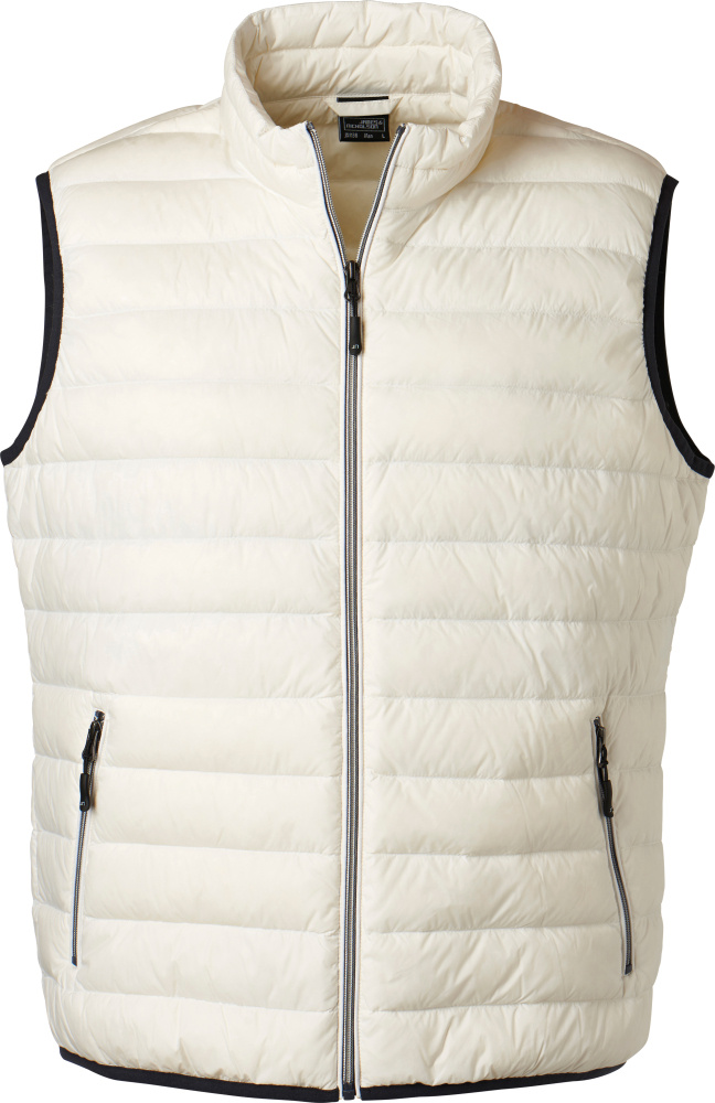 white down vest