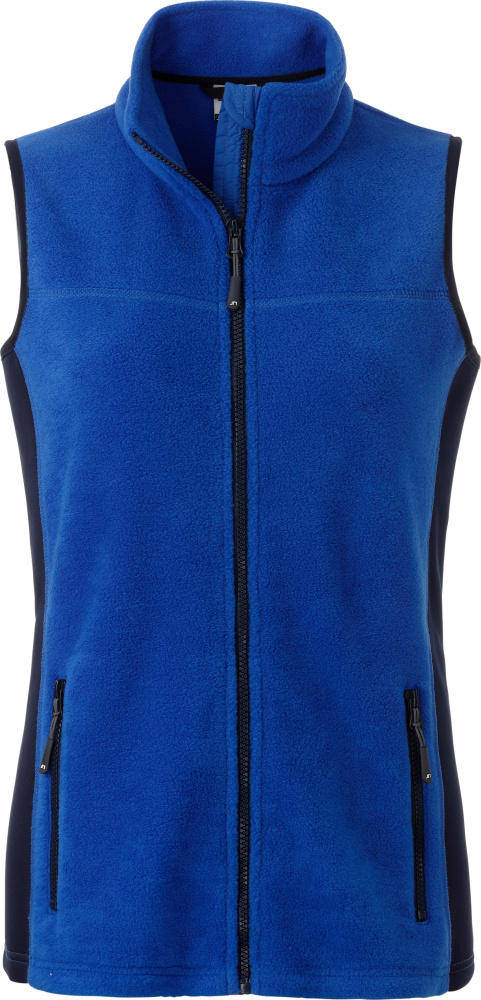 navy fleece vest women's