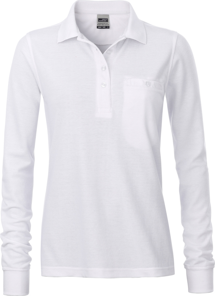 polo long sleeve pocket tee