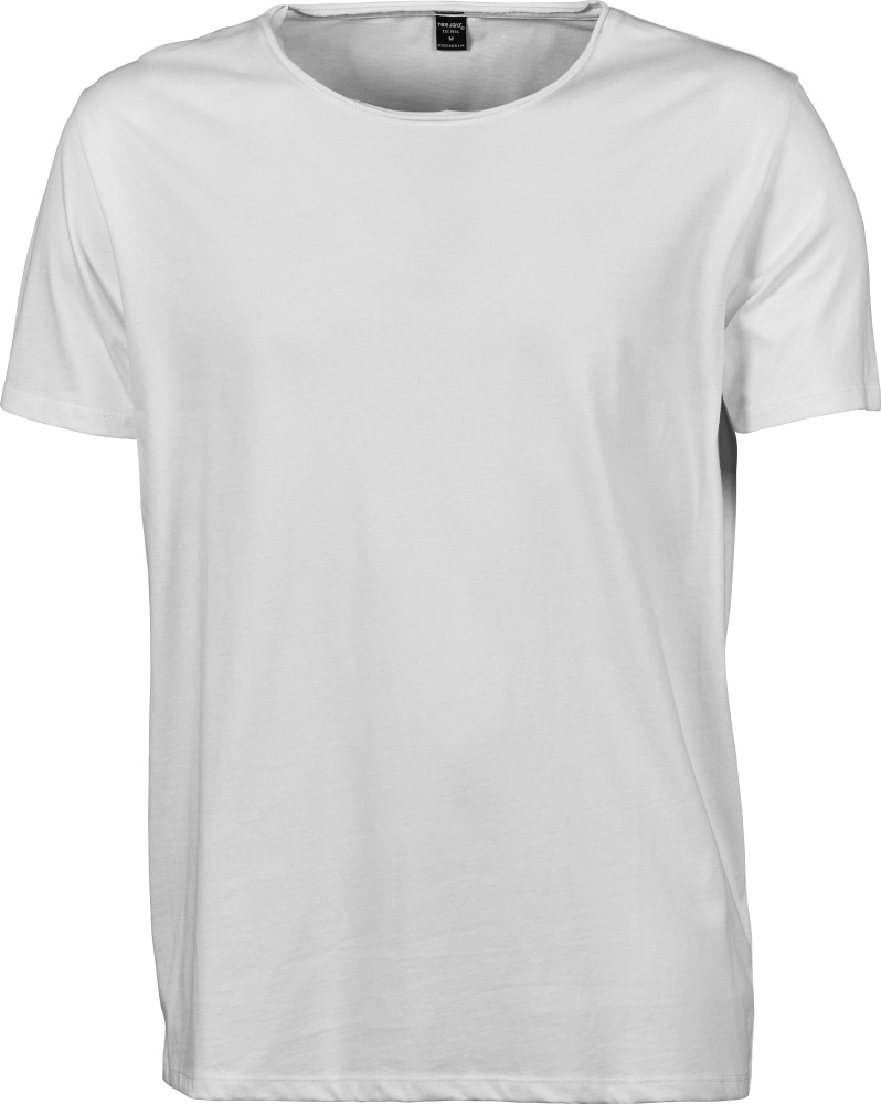 raw edge t shirt mens