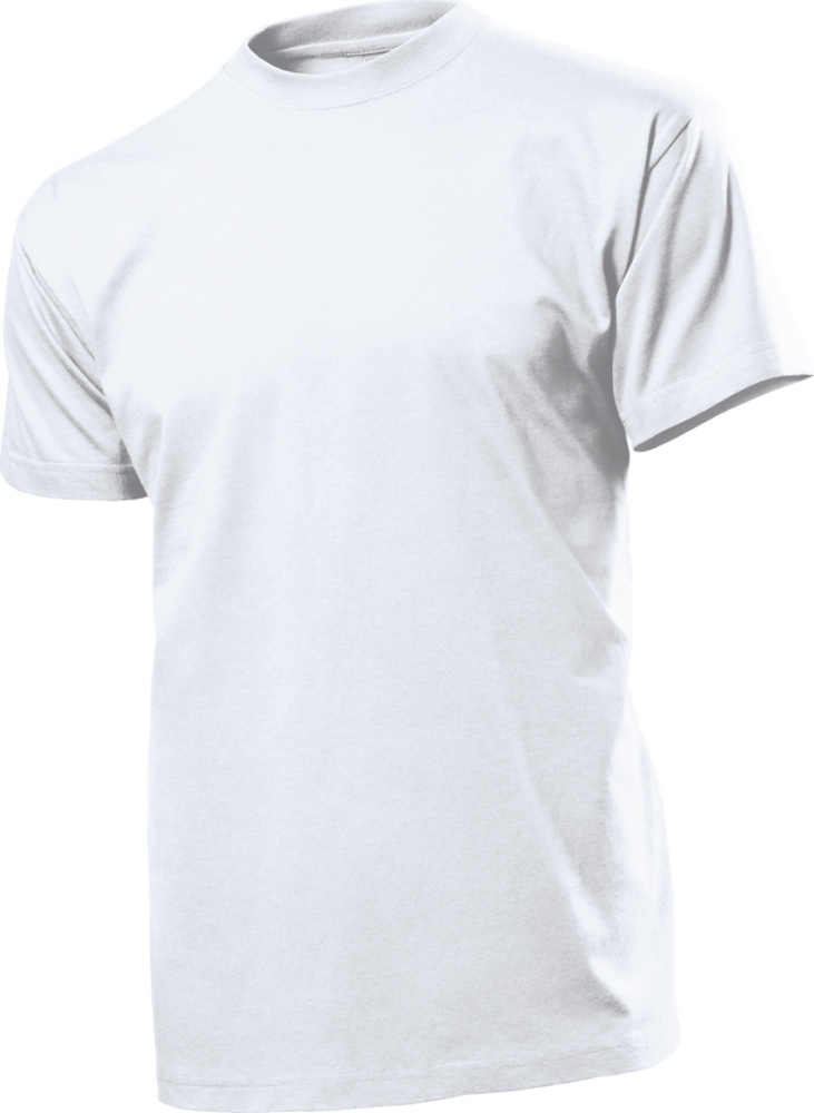 Comfort Heavy Men S T Shirt White For Embroidery And Printing