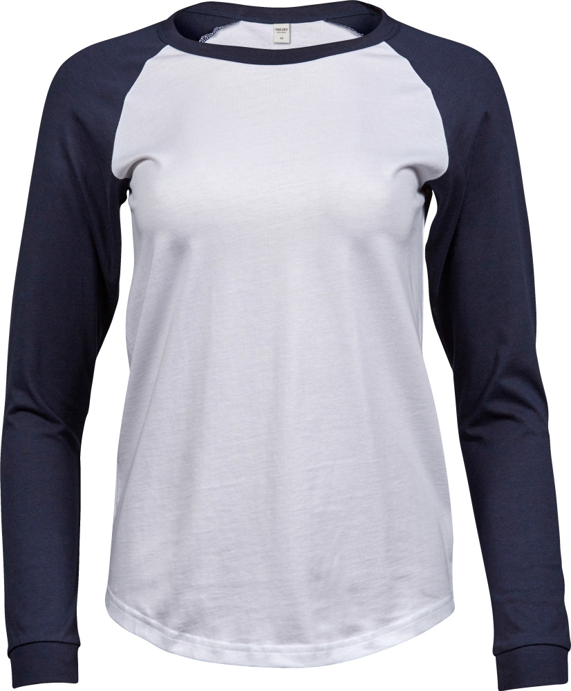 navy baseball tee