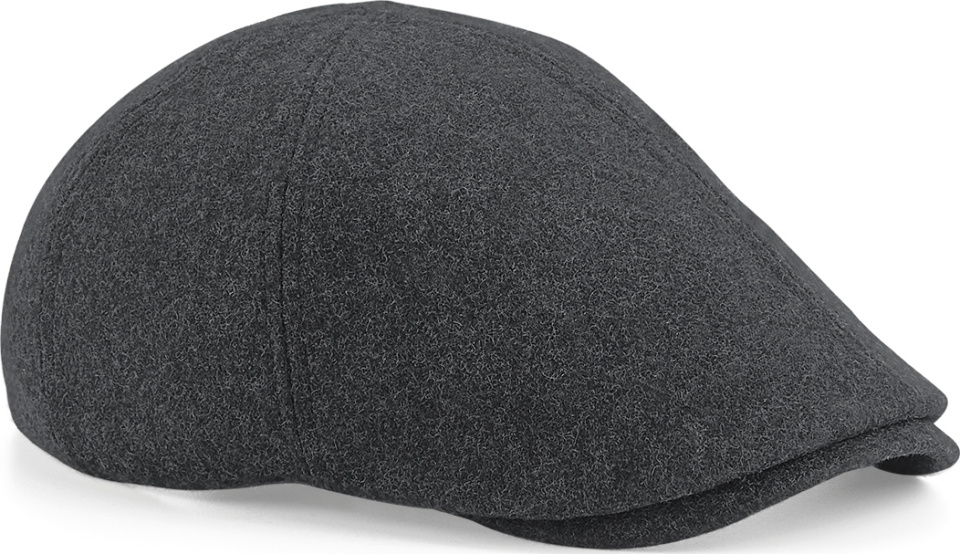 Melton Wool Ivy Cap Charcoal Marl