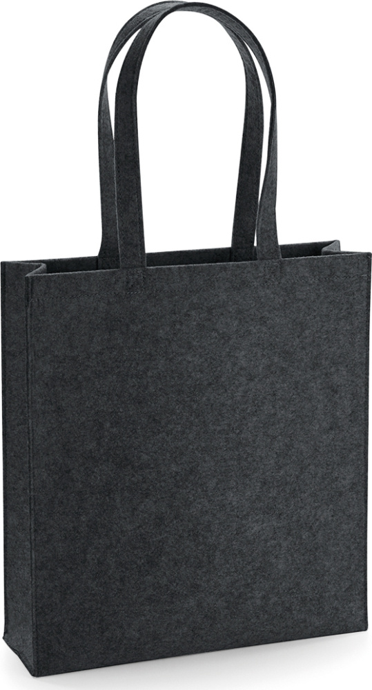 Filz Tasche (charcoal melange) besticken lassen - BagBase - Taschen -  StickX Textilveredelung