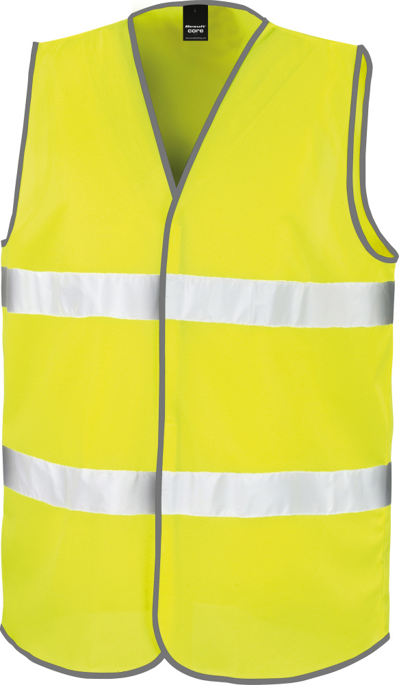 Enhanced Visibility Warnweste (fluorescent yellow) besticken und