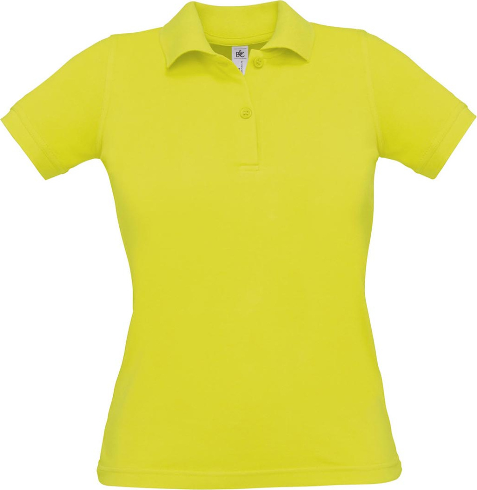 Polo Safran Pure / Women (Pixel Lime) for embroidery and printing ... B&C – Polo Safran Pure / Women