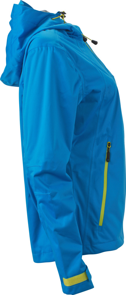 Damen Outdoor Jacke (aqua/acid-yellow) besticken und bedrucken lassen -  James & Nicholson - Jacken & Weste - StickX Textilveredelung