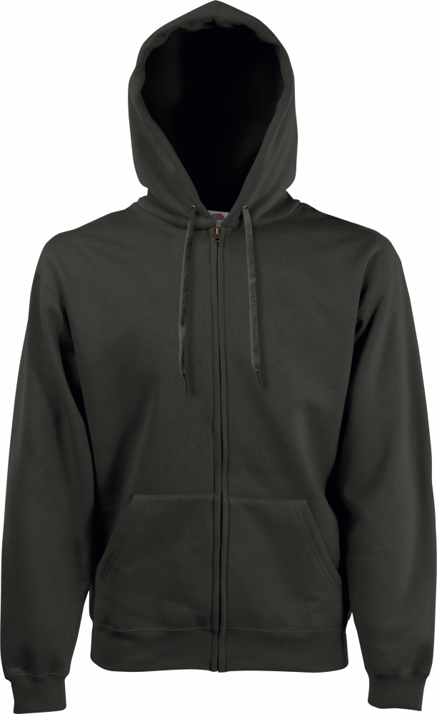 Fruit of the loom top white zip up hoodie