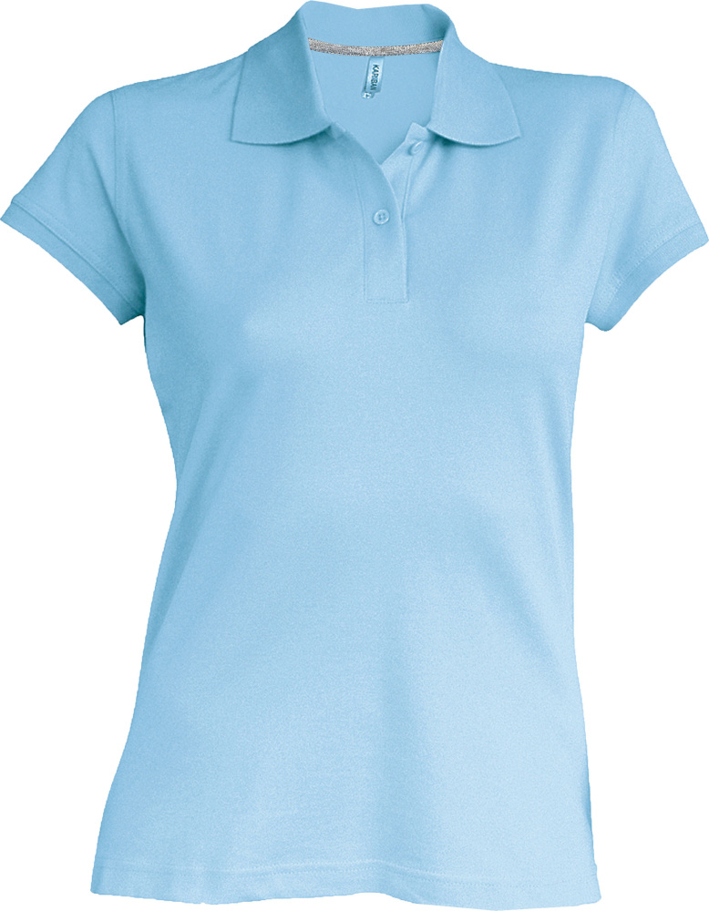 sky blue polo shirt ladies
