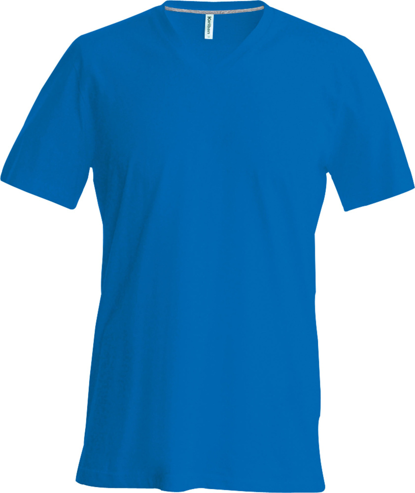 mens royal blue v neck t shirt