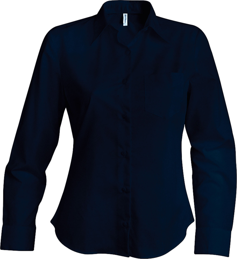 Cotton Poplin Shirt (Navy