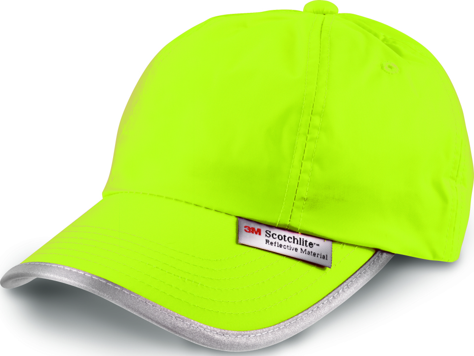 Fluorescent yellow showerproof cap 