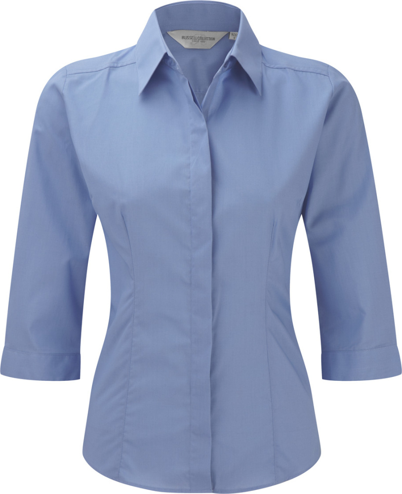 fitted poplin shirt